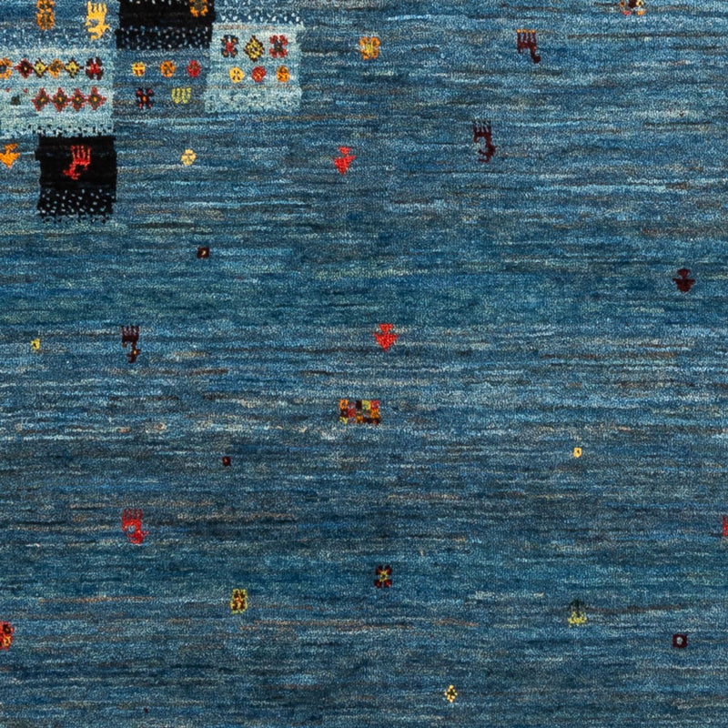 Tapis Gabbeh - Loribaft Persan - Royal - 199 x 154 cm - bleu