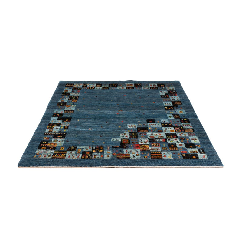 Tapis Gabbeh - Loribaft Persan - Royal - 199 x 154 cm - bleu