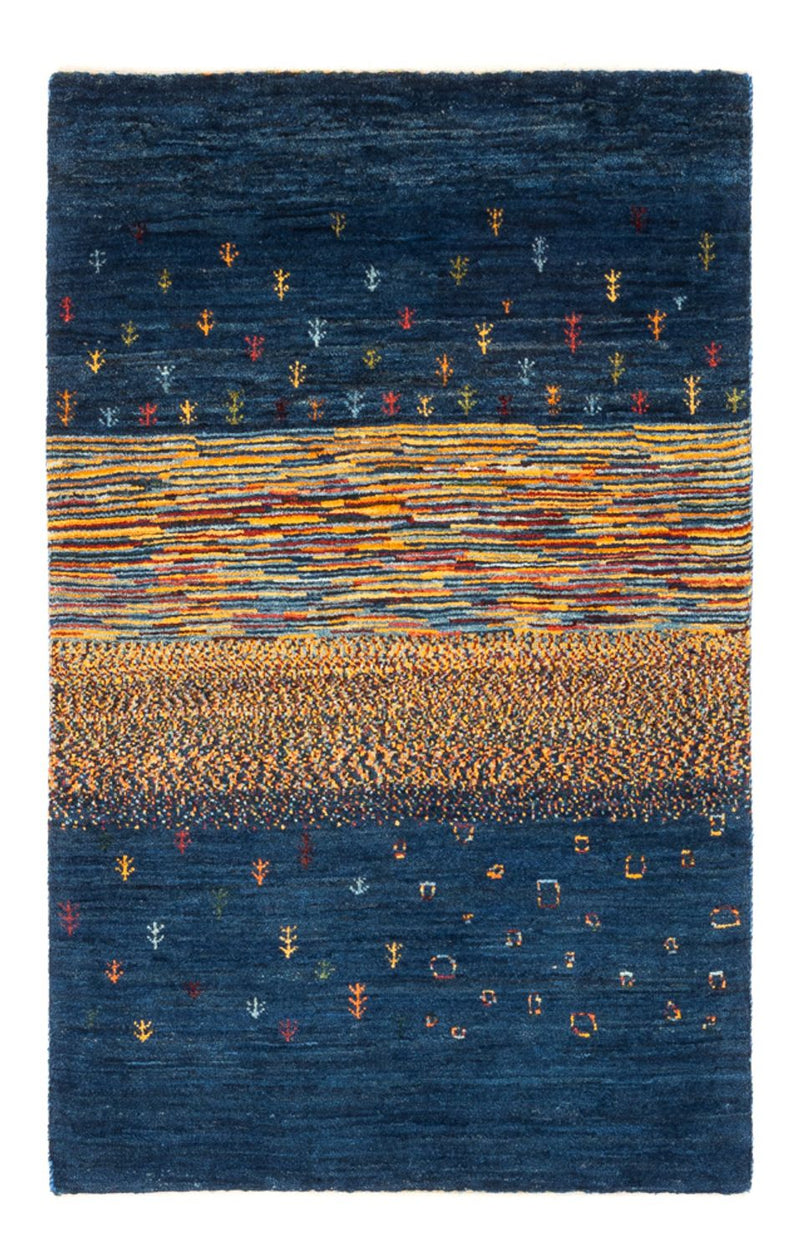Tapis Gabbeh - Loribaft Persan - Royal - 126 x 83 cm - multicolore