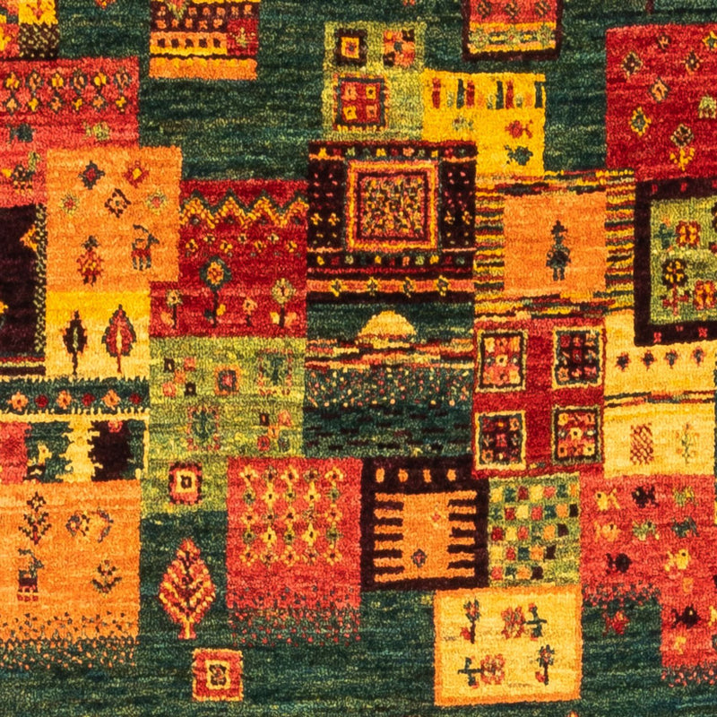 Tapis Gabbeh - Loribaft Persan - Royal - 137 x 84 cm - multicolore