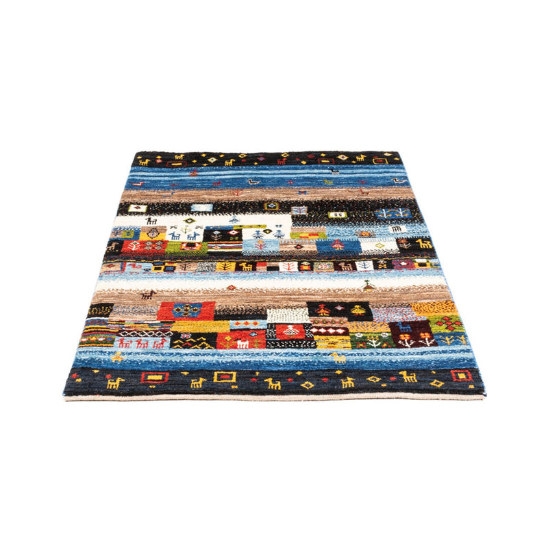 Tapis Gabbeh - Loribaft Persan - Royal - 132 x 85 cm - multicolore