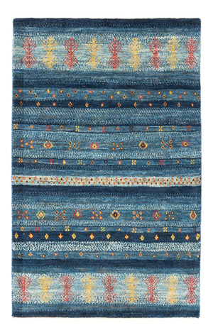 Tapis Gabbeh - Loribaft Persan - Royal - 129 x 84 cm - multicolore
