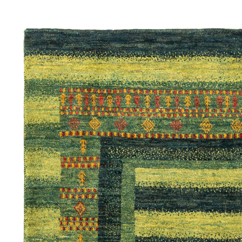 Tapis Gabbeh - Loribaft Persan - Royal - 206 x 152 cm - vert