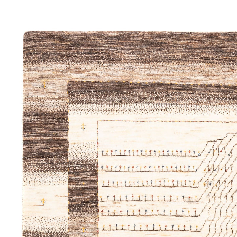 Tapis Gabbeh - Loribaft Persan - 202 x 154 cm - naturel
