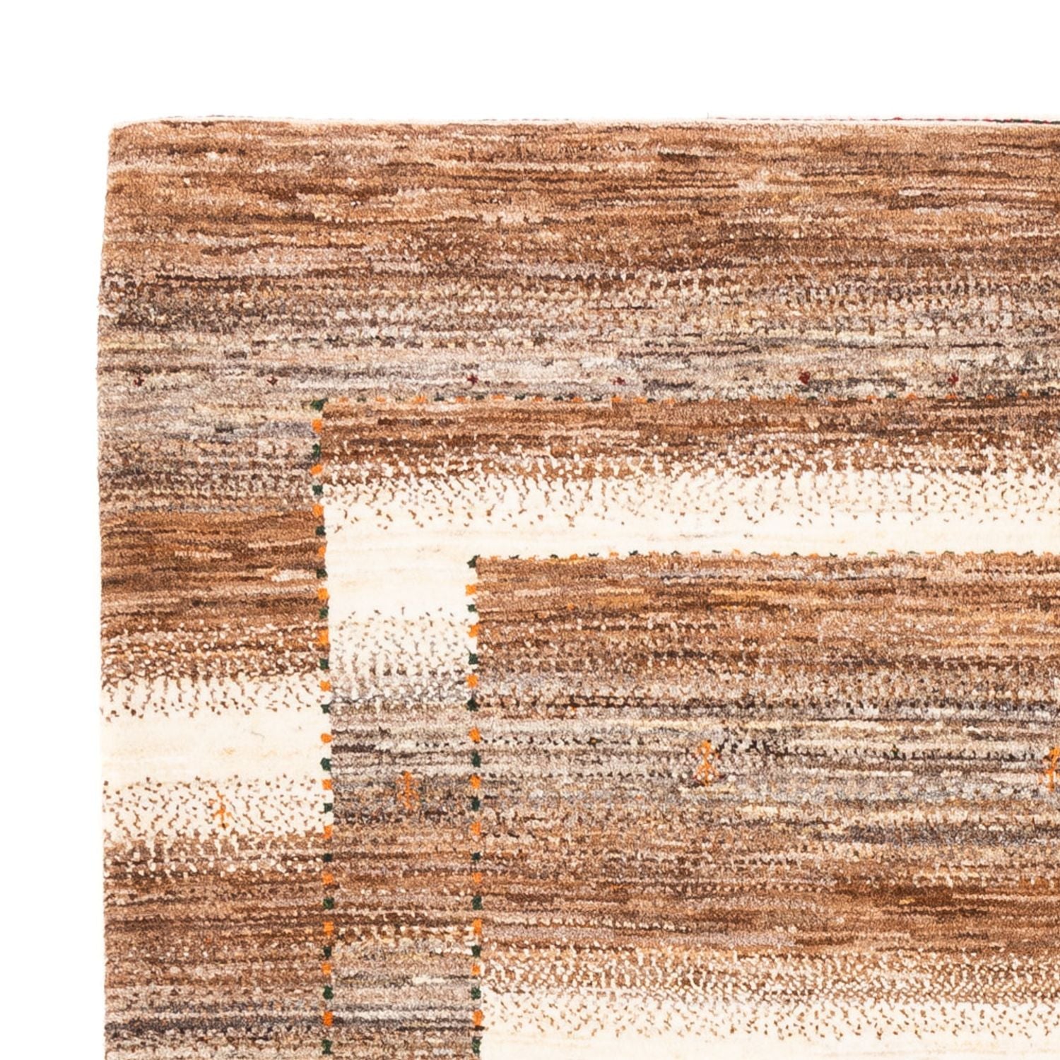 Tapis Gabbeh - Loribaft Persan - 213 x 159 cm - naturel