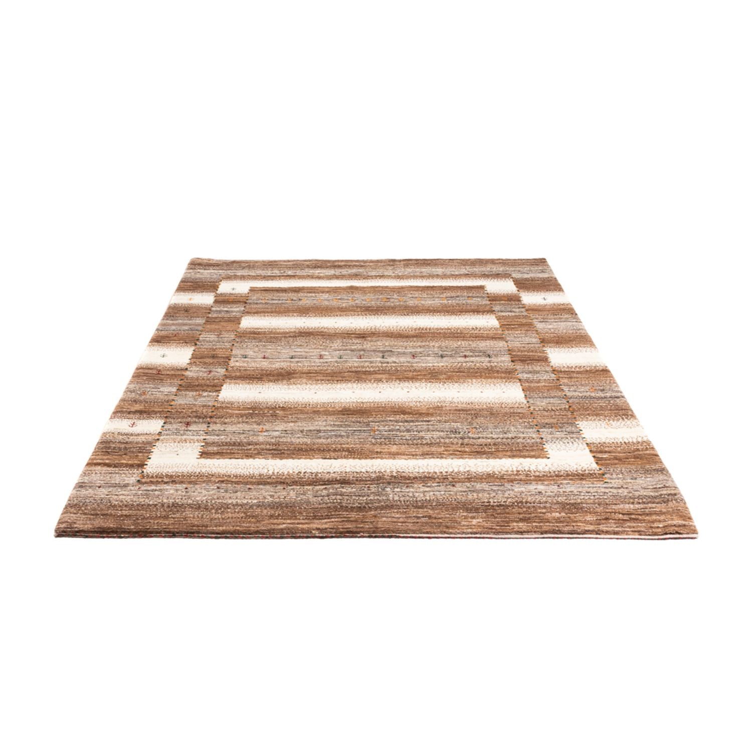 Tapis Gabbeh - Loribaft Persan - 213 x 159 cm - naturel