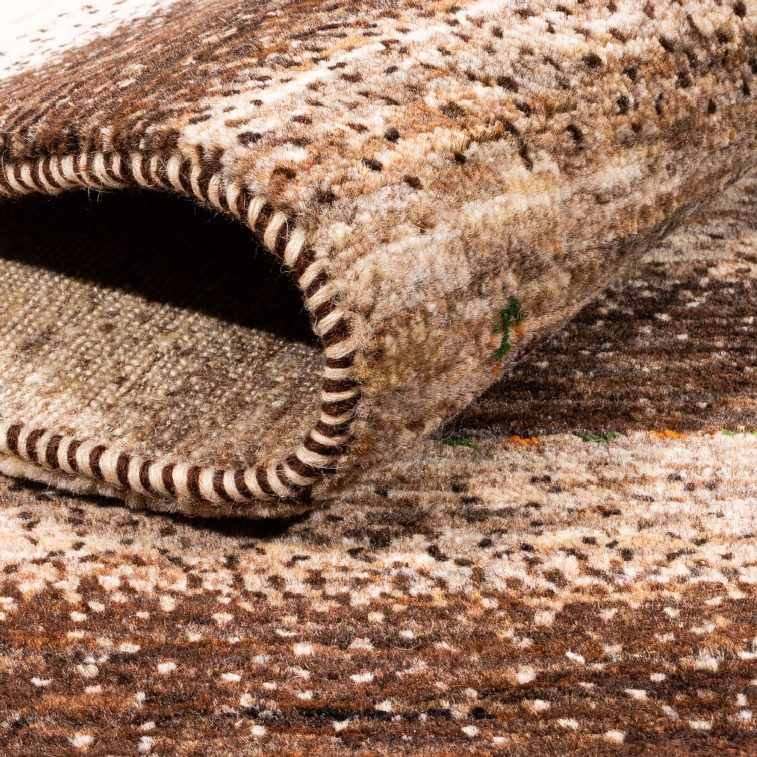 Tapis Gabbeh - Loribaft Persan - 203 x 159 cm - naturel