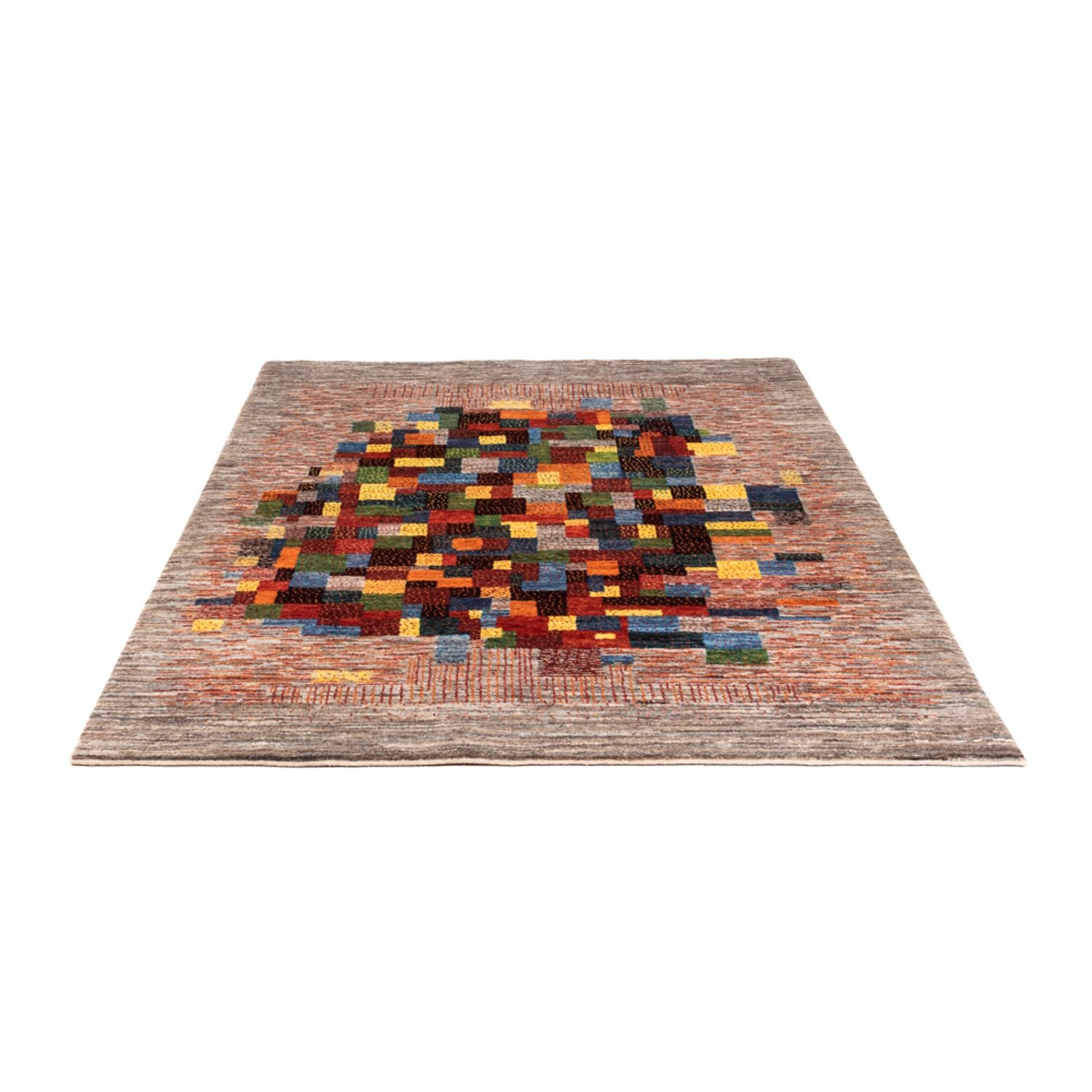Tapis Gabbeh - Loribaft Persan - Royal - 203 x 153 cm - multicolore