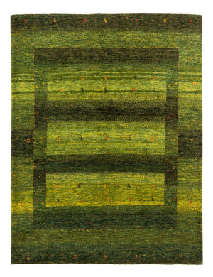 Tapis Gabbeh - Loribaft Persan - 200 x 159 cm - vert