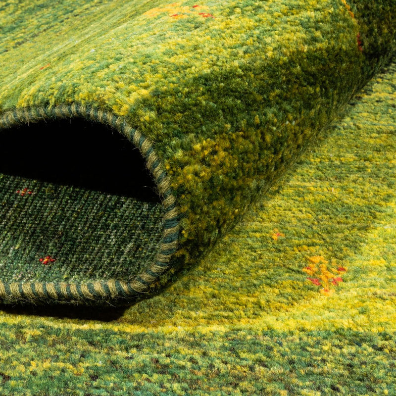 Tapis Gabbeh - Loribaft Persan - 200 x 159 cm - vert