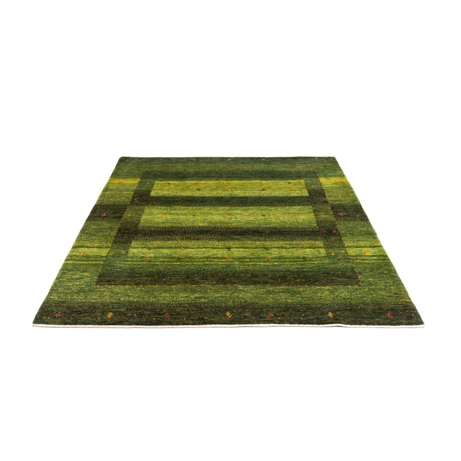 Tapis Gabbeh - Loribaft Persan - 200 x 159 cm - vert