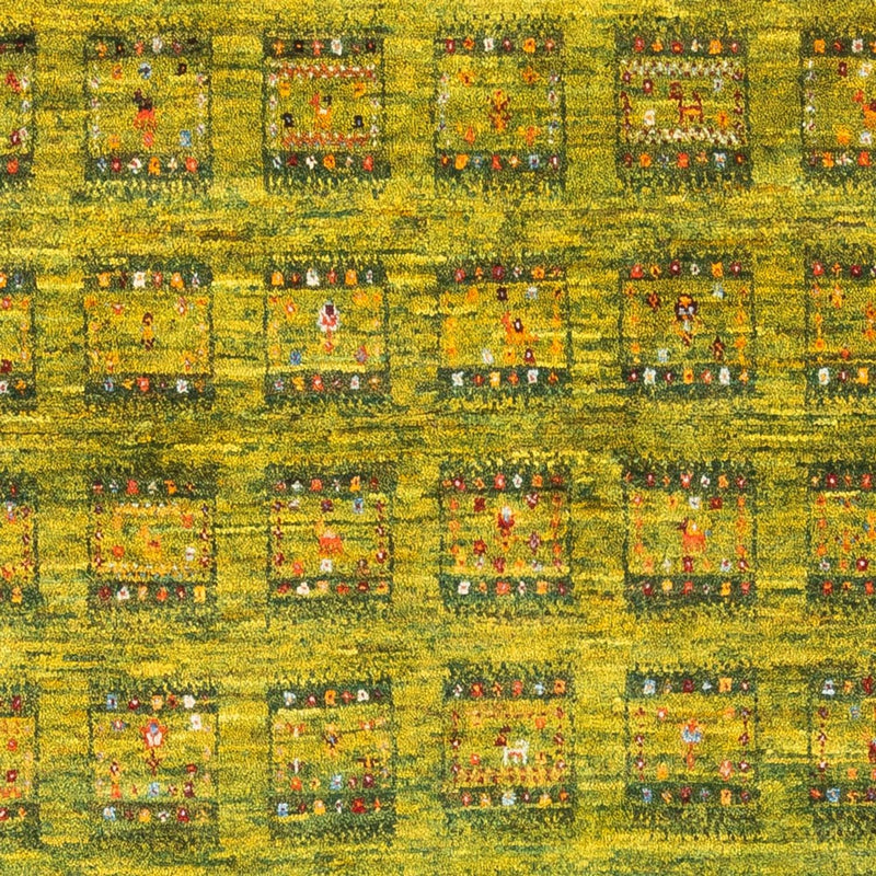 Tapis Gabbeh - Loribaft Persan - Royal - 157 x 108 cm - vert clair