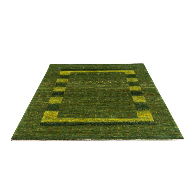 Gabbeh Teppich - Loribaft Perser - 205 x 150 cm - grün