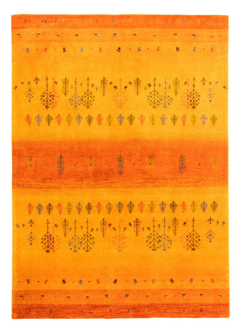 Gabbeh Teppich - Loribaft Perser - 209 x 150 cm - gold