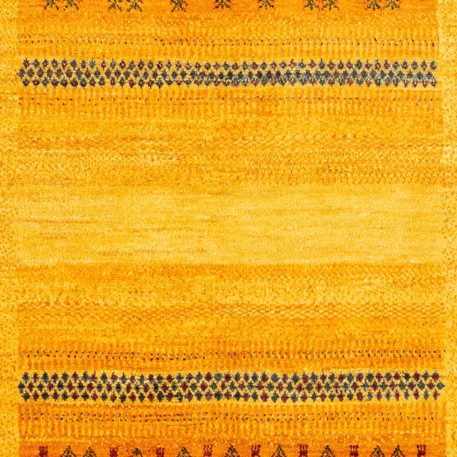 Tapis Gabbeh - Loribaft Persan - Royal - 205 x 144 cm - or