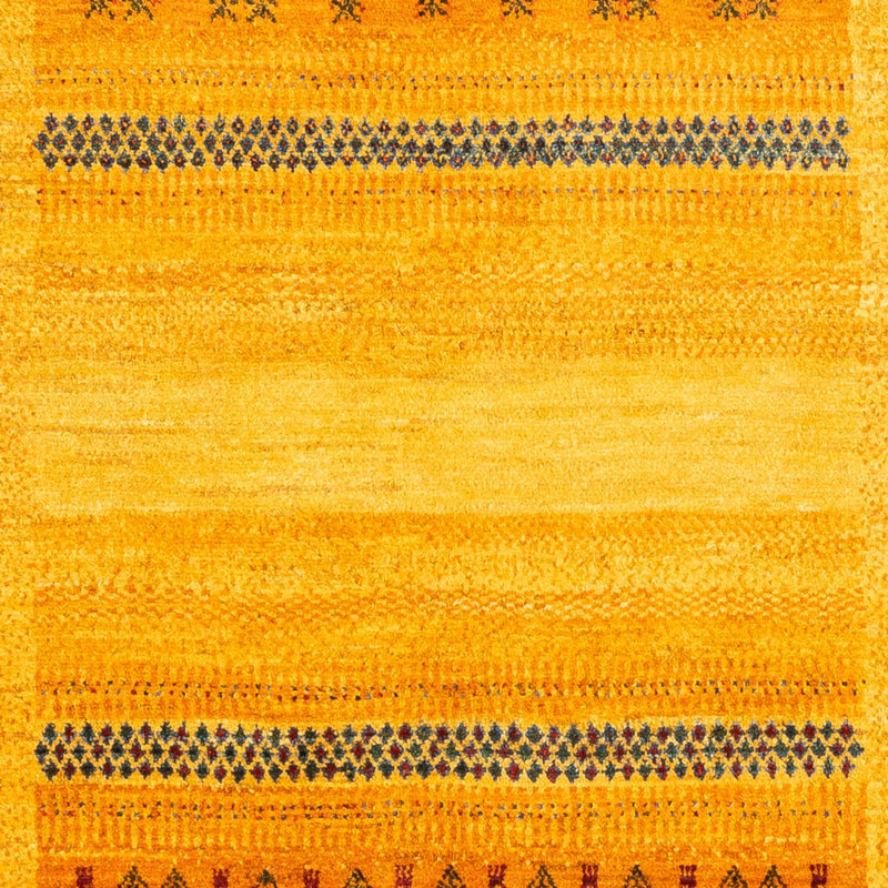 Tapis Gabbeh - Loribaft Persan - Royal - 205 x 144 cm - or
