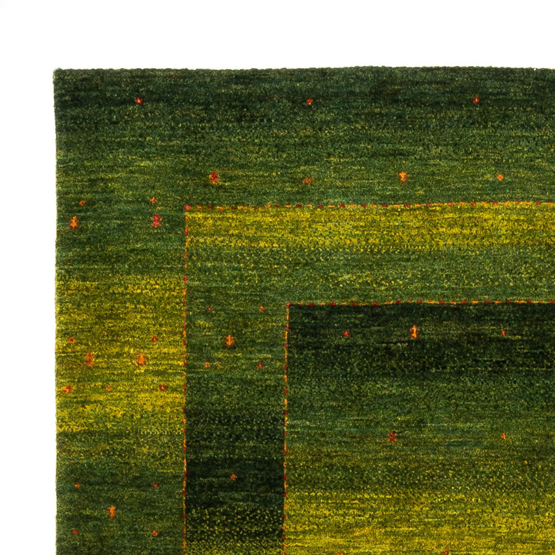 Tapis Gabbeh - Loribaft Persan - 207 x 154 cm - vert