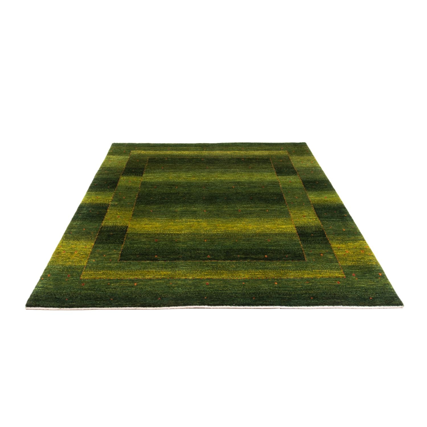 Tapis Gabbeh - Loribaft Persan - 207 x 154 cm - vert