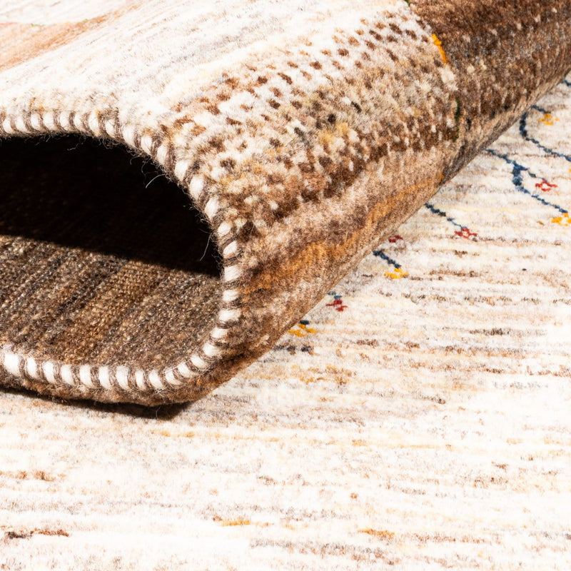 Tapis Gabbeh - Loribaft Persan - 208 x 155 cm - beige