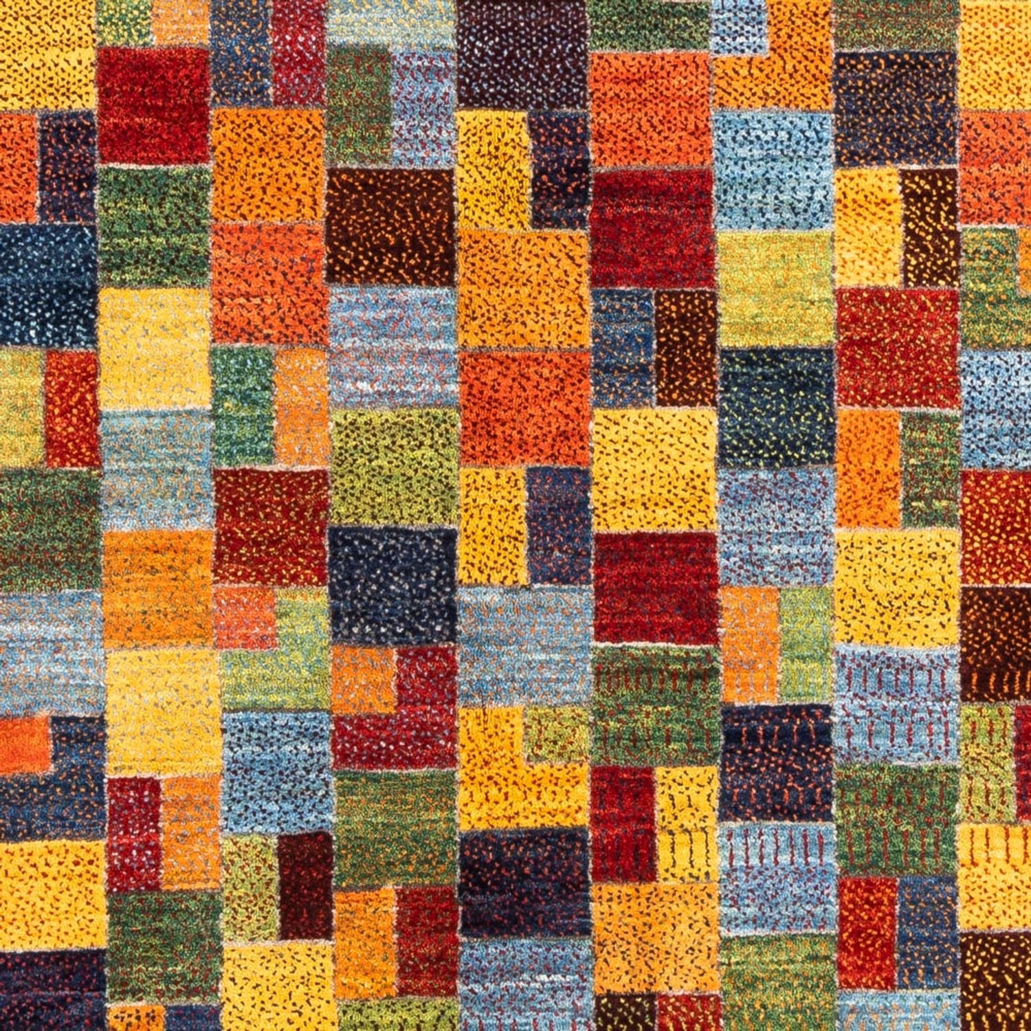 Tapis Gabbeh - Loribaft Persan - 210 x 153 cm - gris