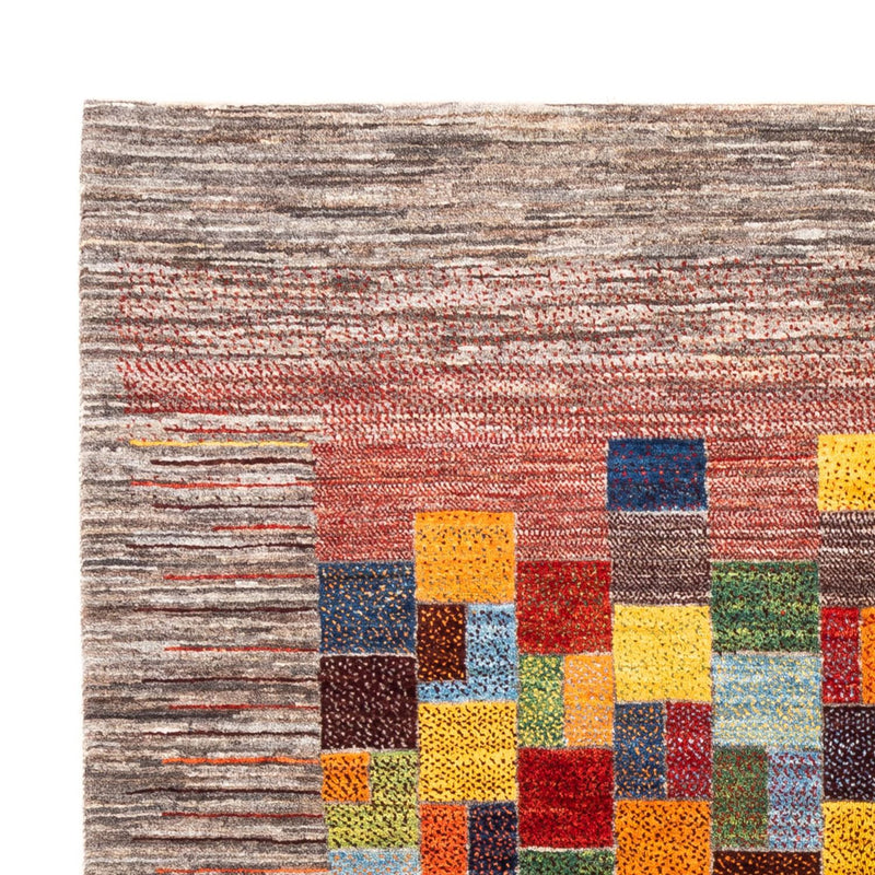 Tapis Gabbeh - Loribaft Persan - 210 x 153 cm - gris