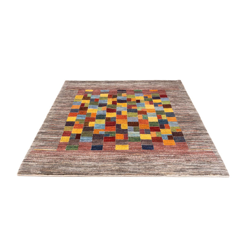 Tapis Gabbeh - Loribaft Persan - 210 x 153 cm - gris