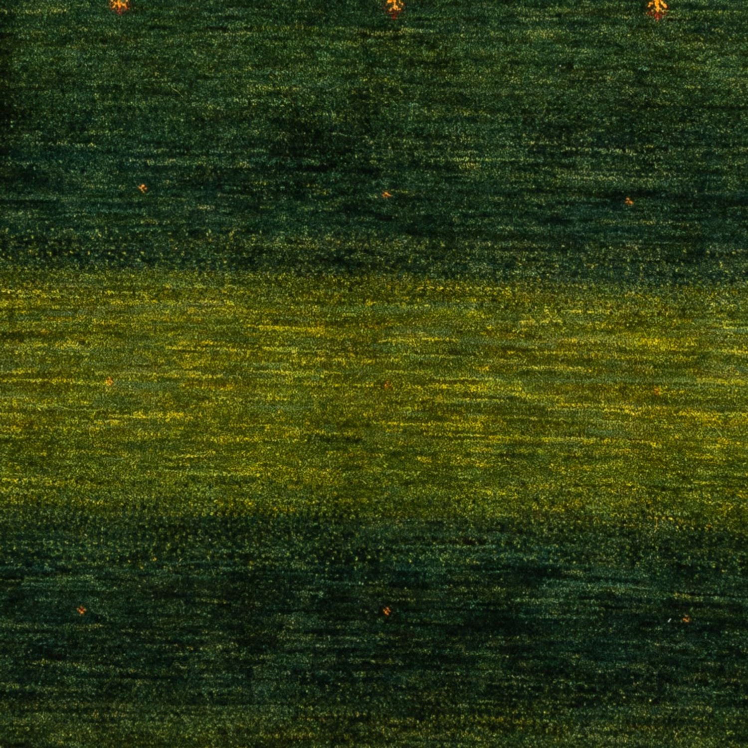 Gabbeh Teppich - Loribaft Perser - 198 x 146 cm - grün