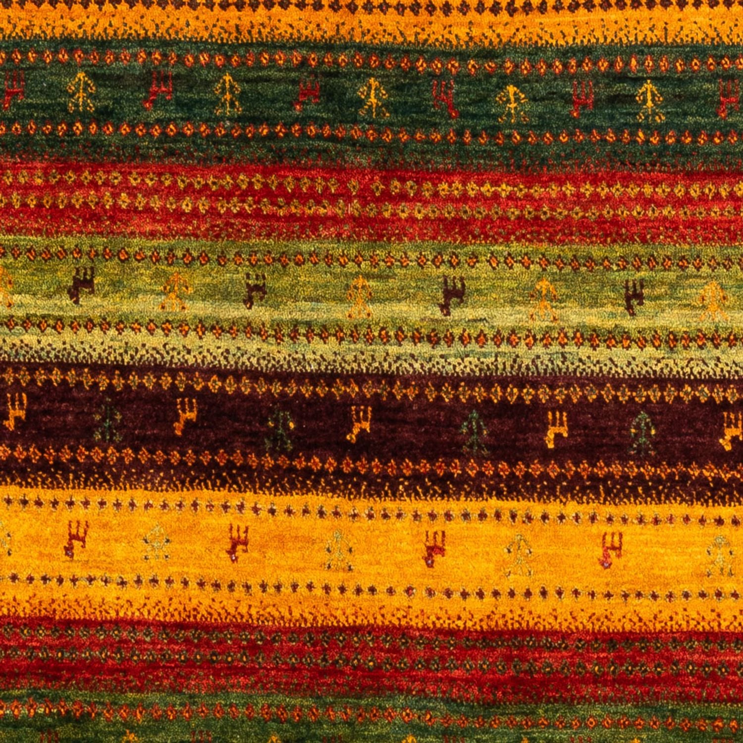 Gabbeh Teppich - Loribaft Perser - Royal - 190 x 147 cm - blau