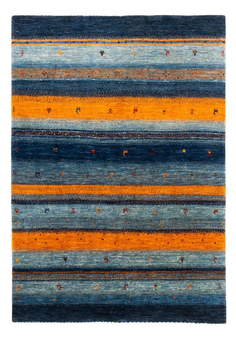 Gabbeh Teppich - Loribaft Perser - Royal - 209 x 144 cm - blau
