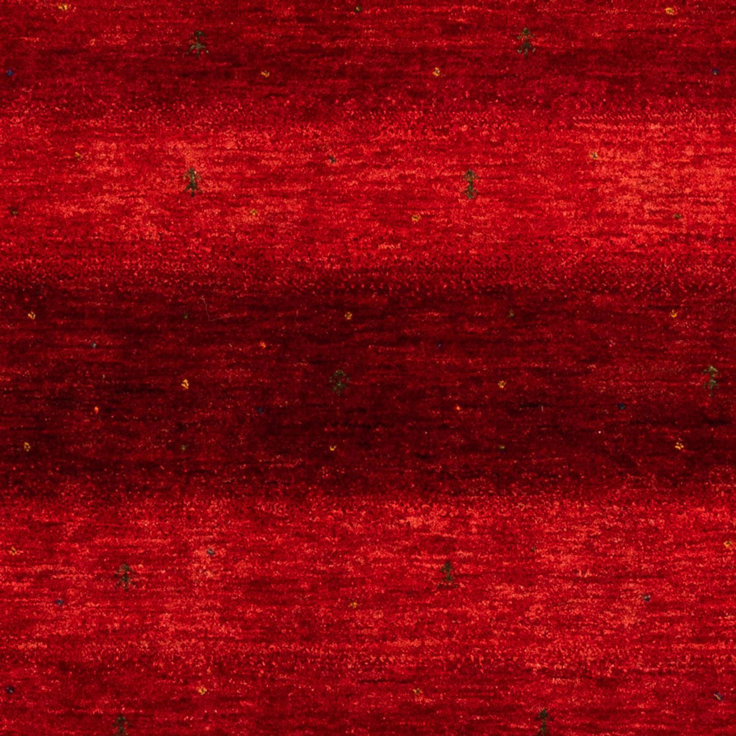 Tapis Gabbeh - Loribaft Persan - 170 x 147 cm - rouge