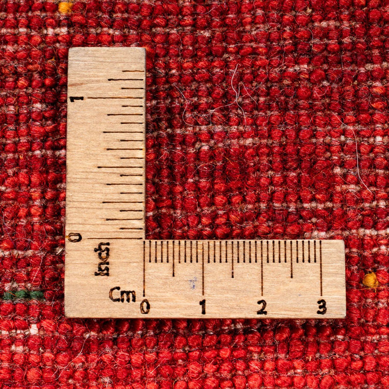 Tapis Gabbeh - Loribaft Persan - 170 x 147 cm - rouge