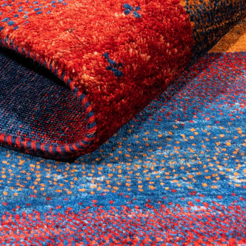 Tapis Gabbeh - Loribaft Persan - 123 x 81 cm - multicolore