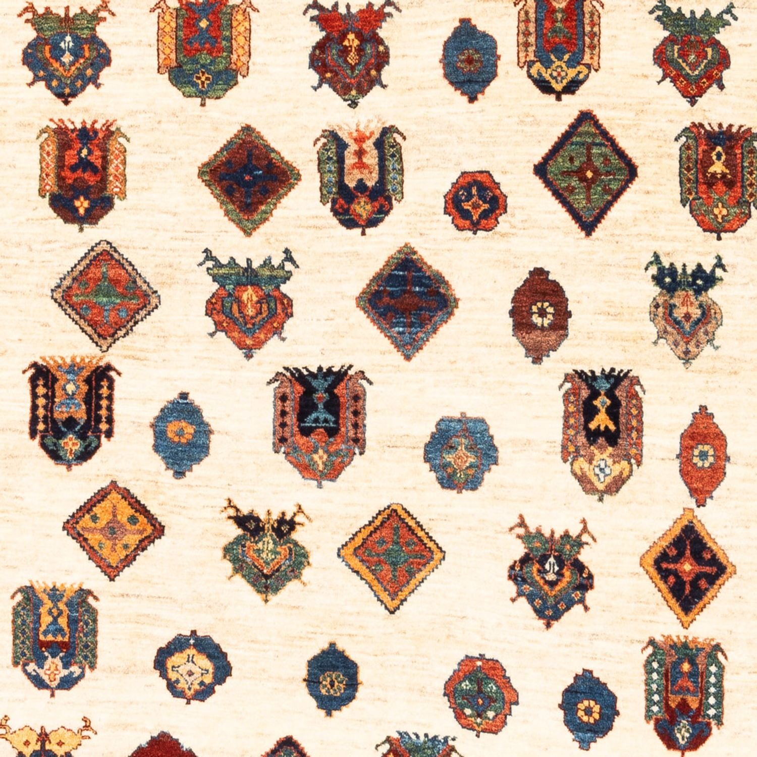 Tapis Gabbeh - Persan - 214 x 154 cm - beige