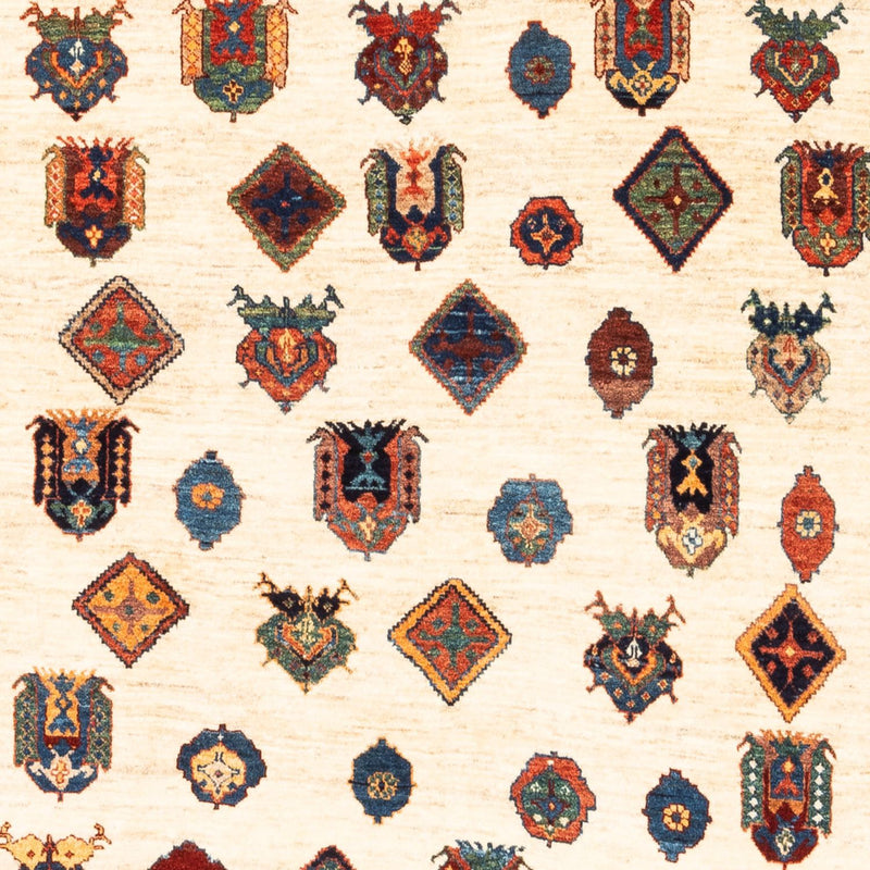 Tapis Gabbeh - Persan - 214 x 154 cm - beige