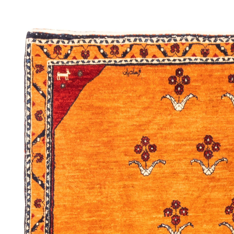 Gabbeh Teppich - Perser - 170 x 128 cm - gold