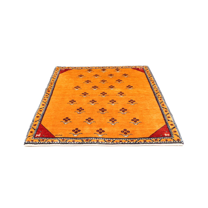 Gabbeh Teppich - Perser - 170 x 128 cm - gold