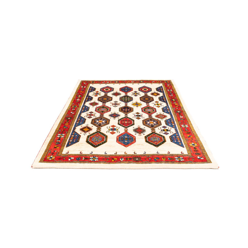 Gabbeh Teppich - Perser - 205 x 153 cm - mehrfarbig