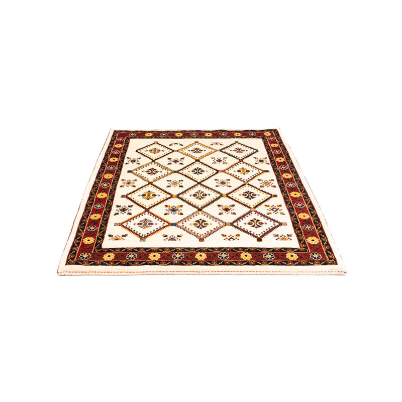 Tapis Gabbeh - Persan - 155 x 114 cm - crème