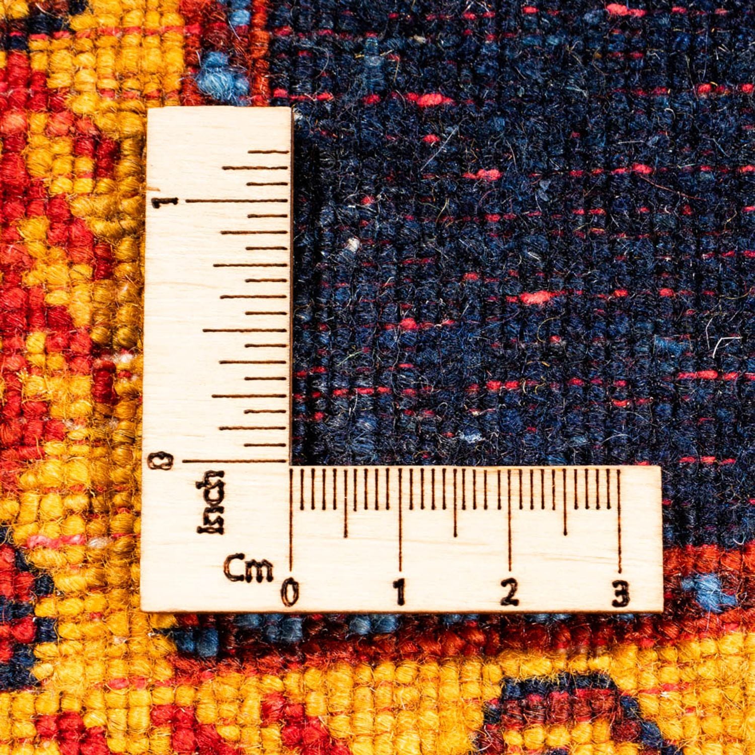 Tapis de couloir Tapis Gabbeh - Persan - 253 x 84 cm - bleu foncé