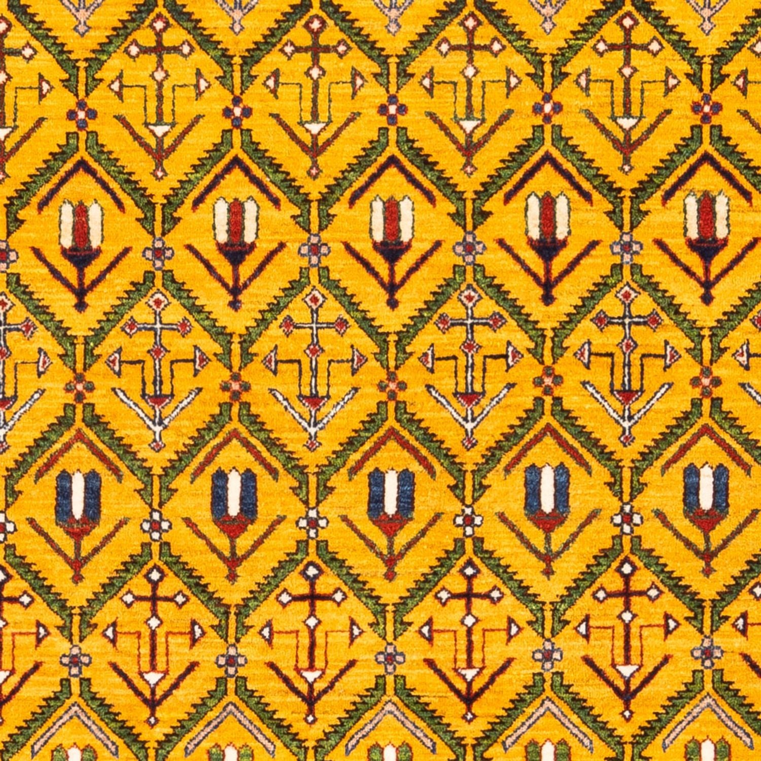 Gabbeh Teppich - Perser - 188 x 126 cm - gold