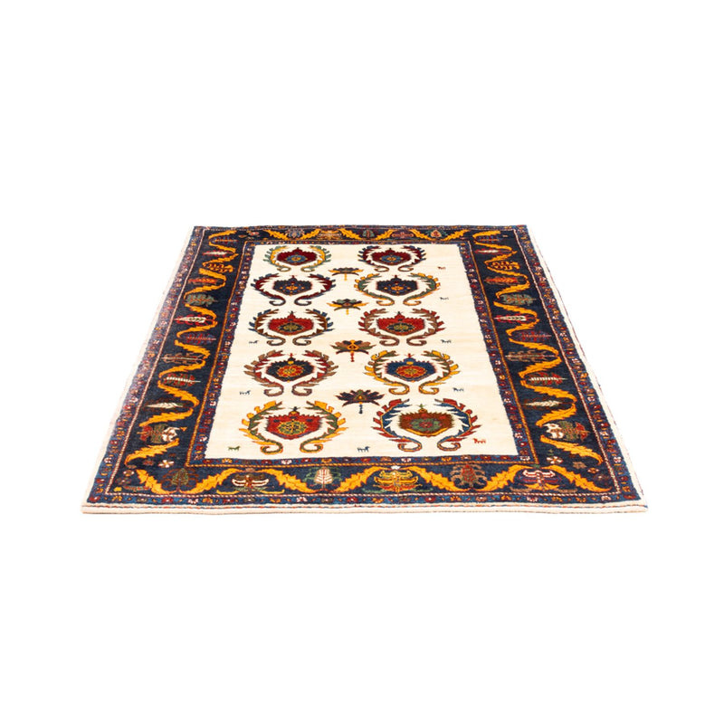 Gabbeh Teppich - Perser - 155 x 115 cm - creme
