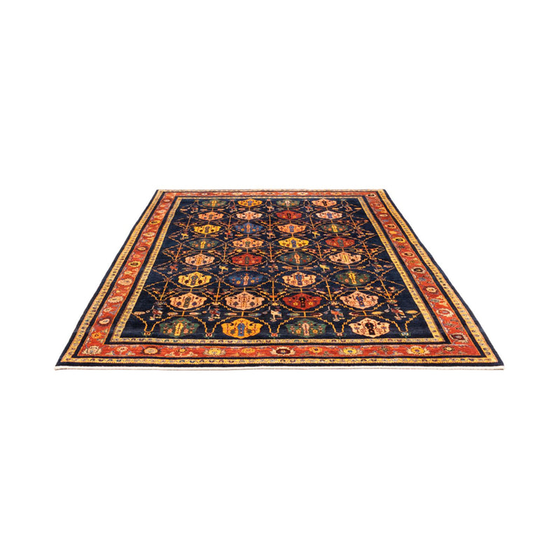 Tapis Gabbeh - Persan - 257 x 185 cm - bleu foncé