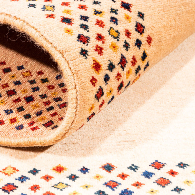 Tapis Gabbeh - Persan - 146 x 105 cm - beige