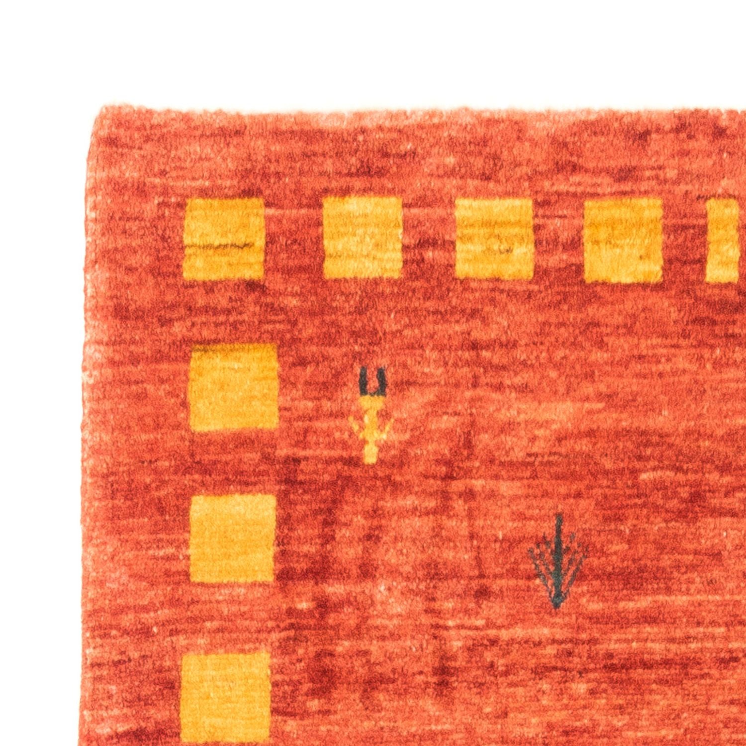 Gabbeh Teppich - Perser - 150 x 103 cm - terrakotta