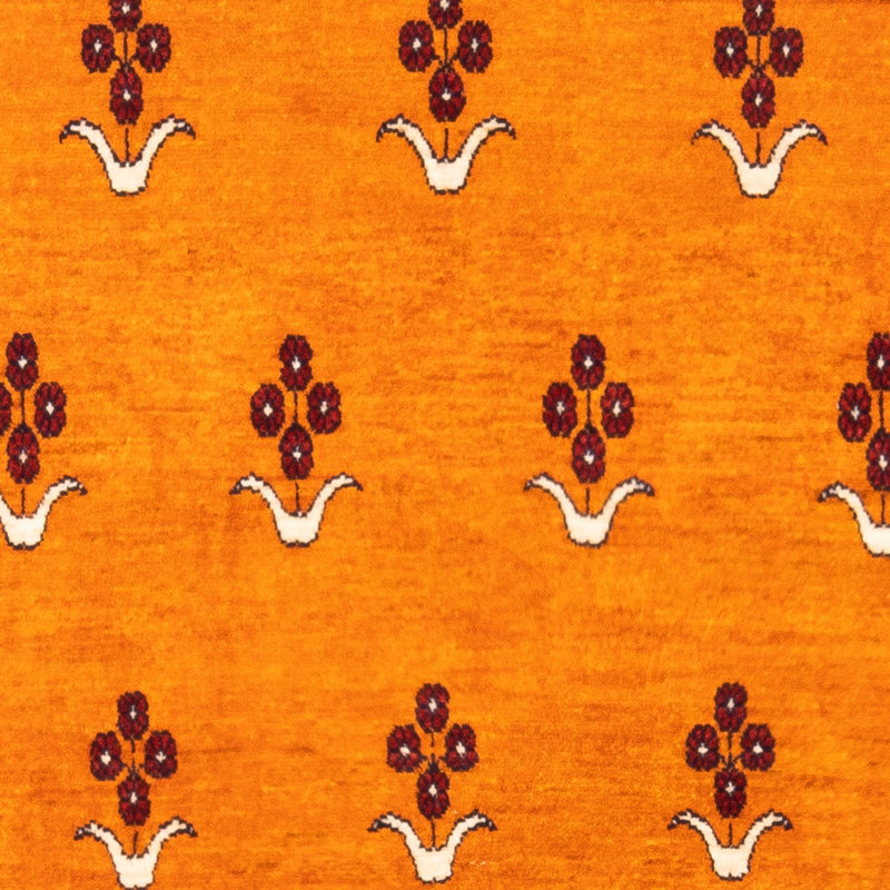 Tapis Gabbeh - Persan - 155 x 104 cm - or