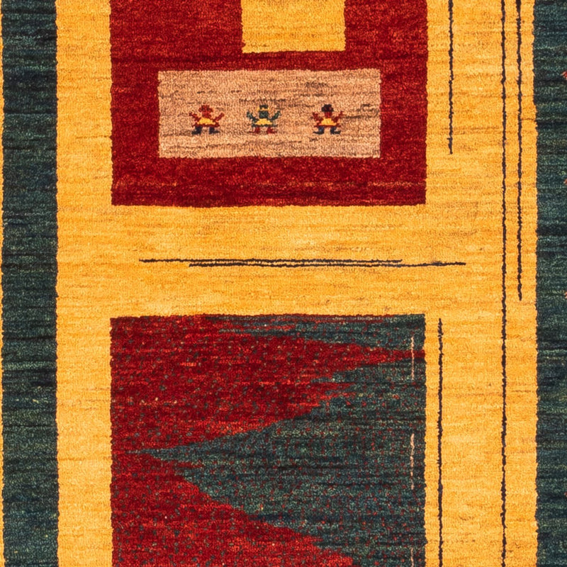 Tapis de couloir Tapis Gabbeh - Persan - 198 x 80 cm - multicolore