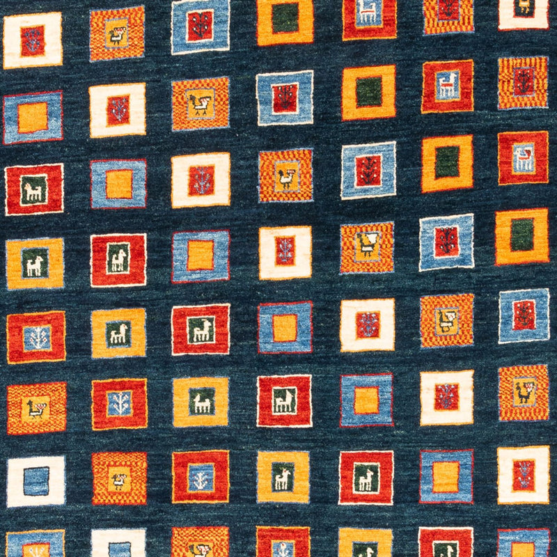 Tapis Gabbeh - Persan - 238 x 168 cm - multicolore