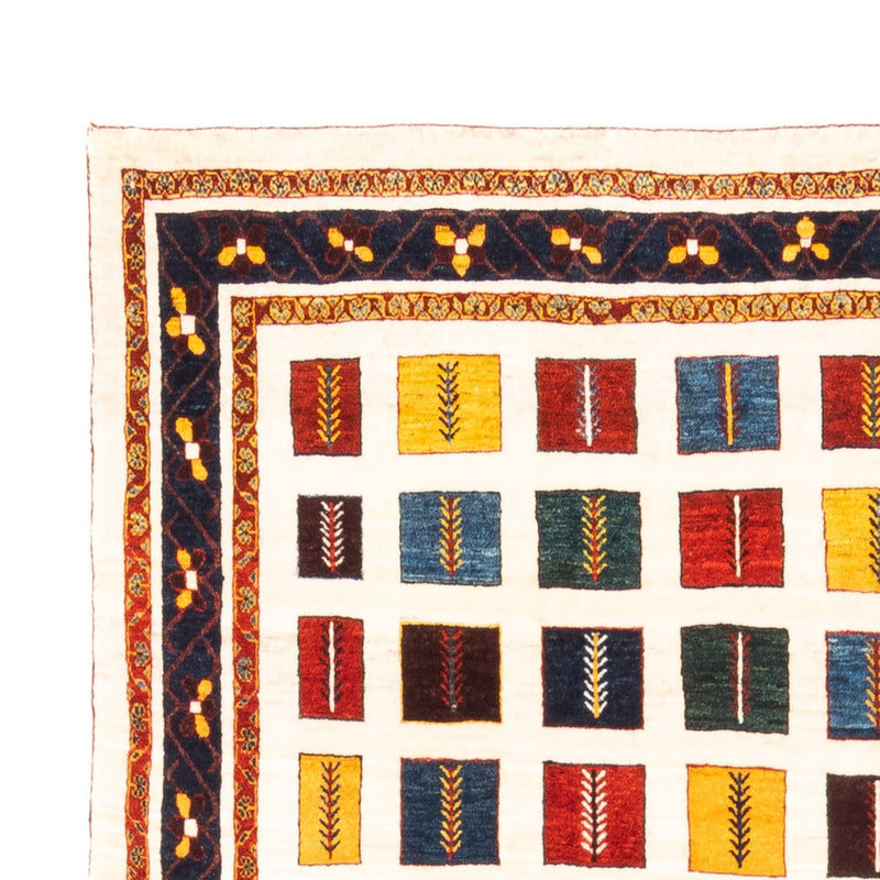 Tapis Gabbeh - Persan - 207 x 157 cm - multicolore