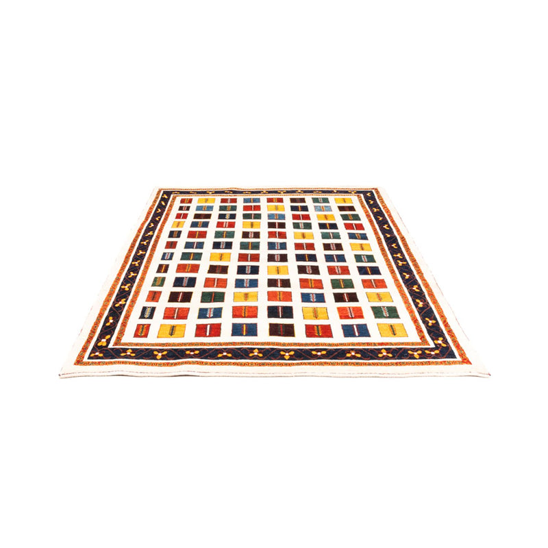 Tapis Gabbeh - Persan - 207 x 157 cm - multicolore