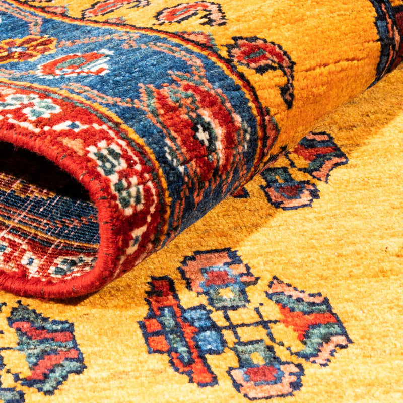 Tapis Gabbeh - Persan - 175 x 120 cm - or